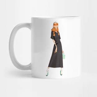 Cool girl with glasses Mug